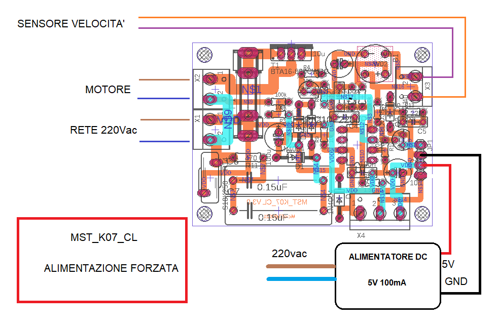 MST_K07_CL - REGOLATORE DI VELOCITA' CON CONTROLLO DELLA COPPIA - MODALITA'  ALIMENTAZIONE FORZATA