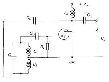 Oscillatore Hartley a JFET